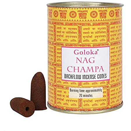 Goloka Incenso Cones Refluxo Nag Champa